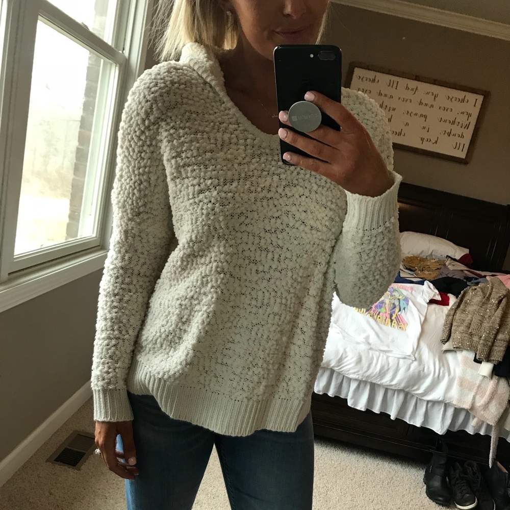 NWOT Cozy popcorn hoodie